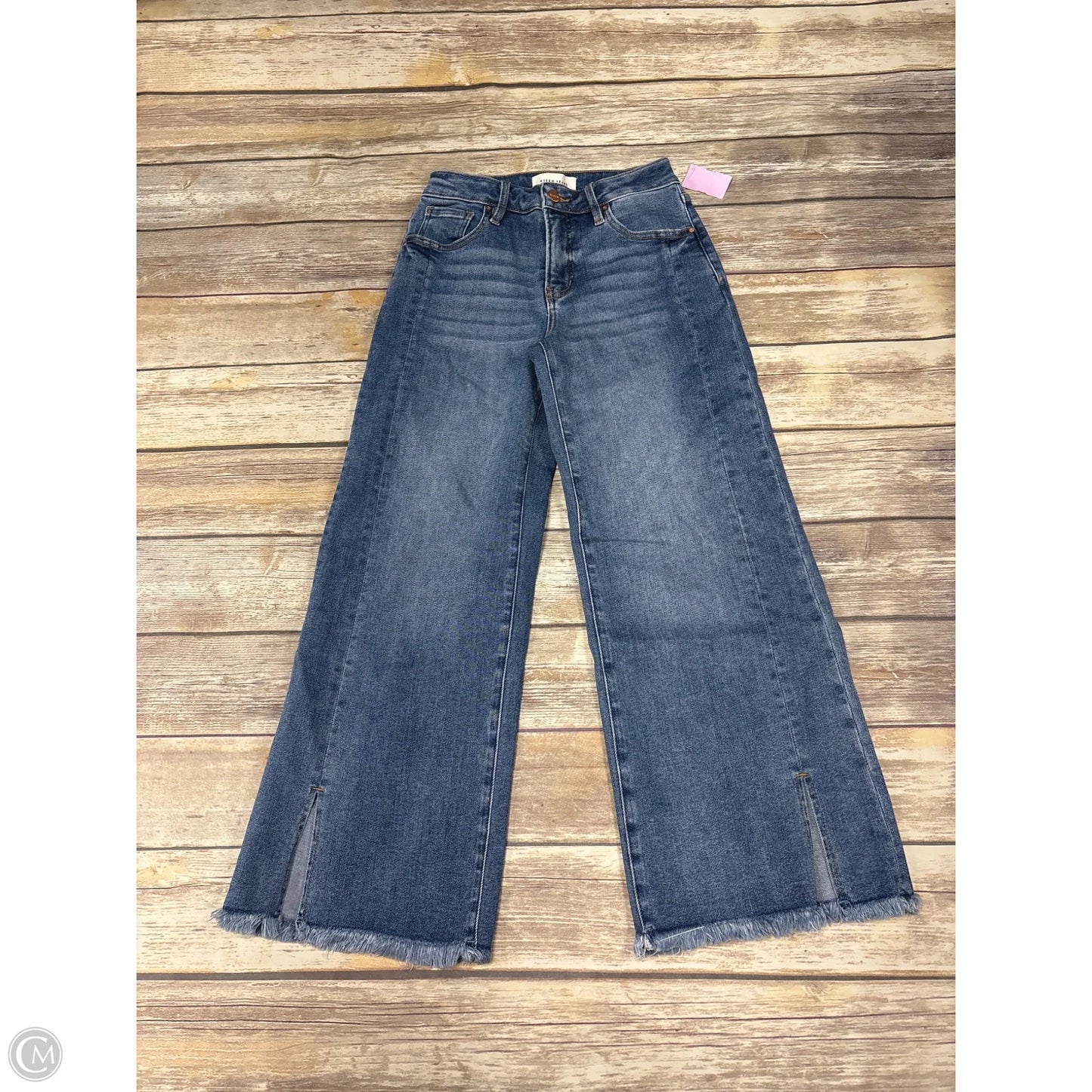 Jeans Wide Leg By Risen In Blue Denim, Size: 2