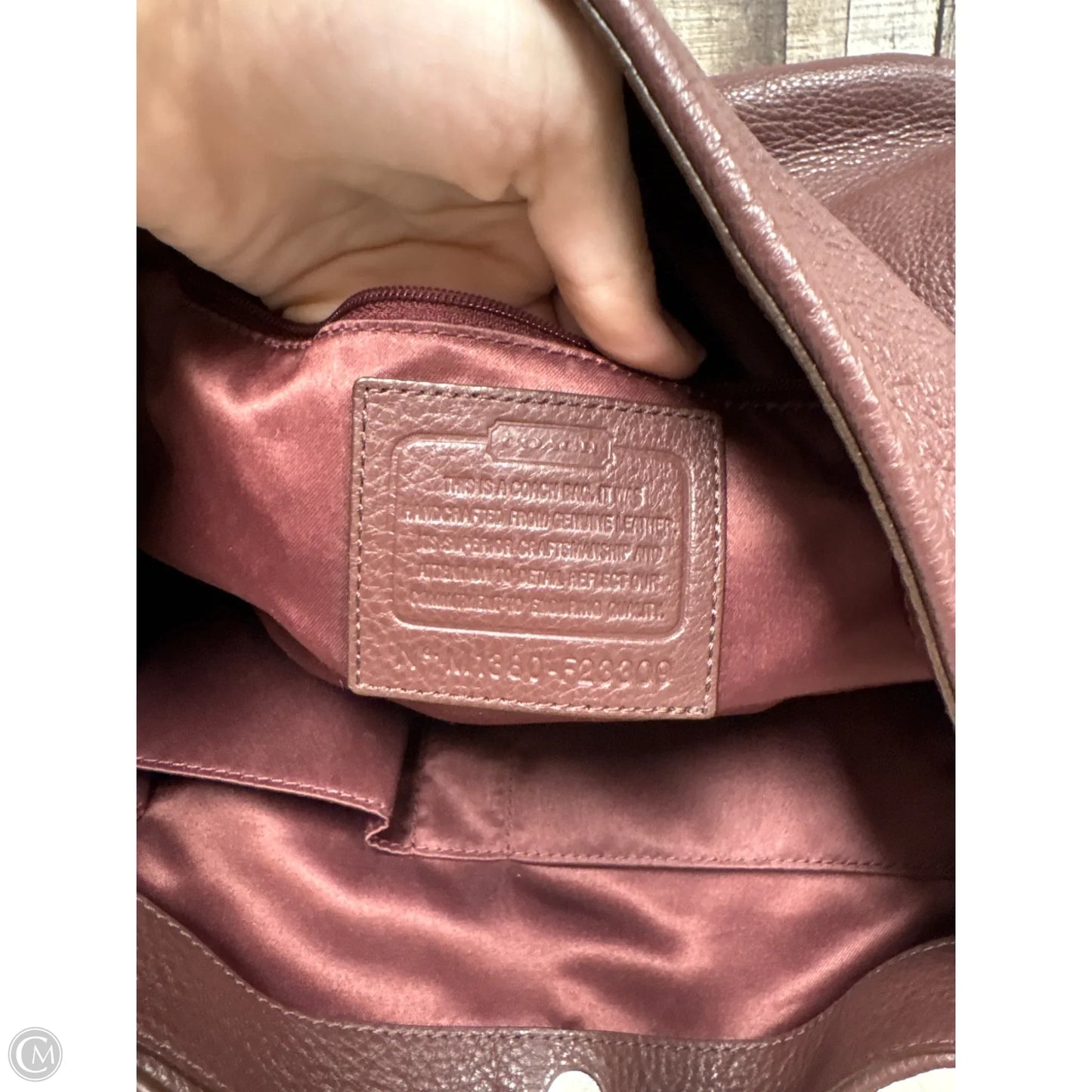 Handbag Designer By Coach, Size: Large