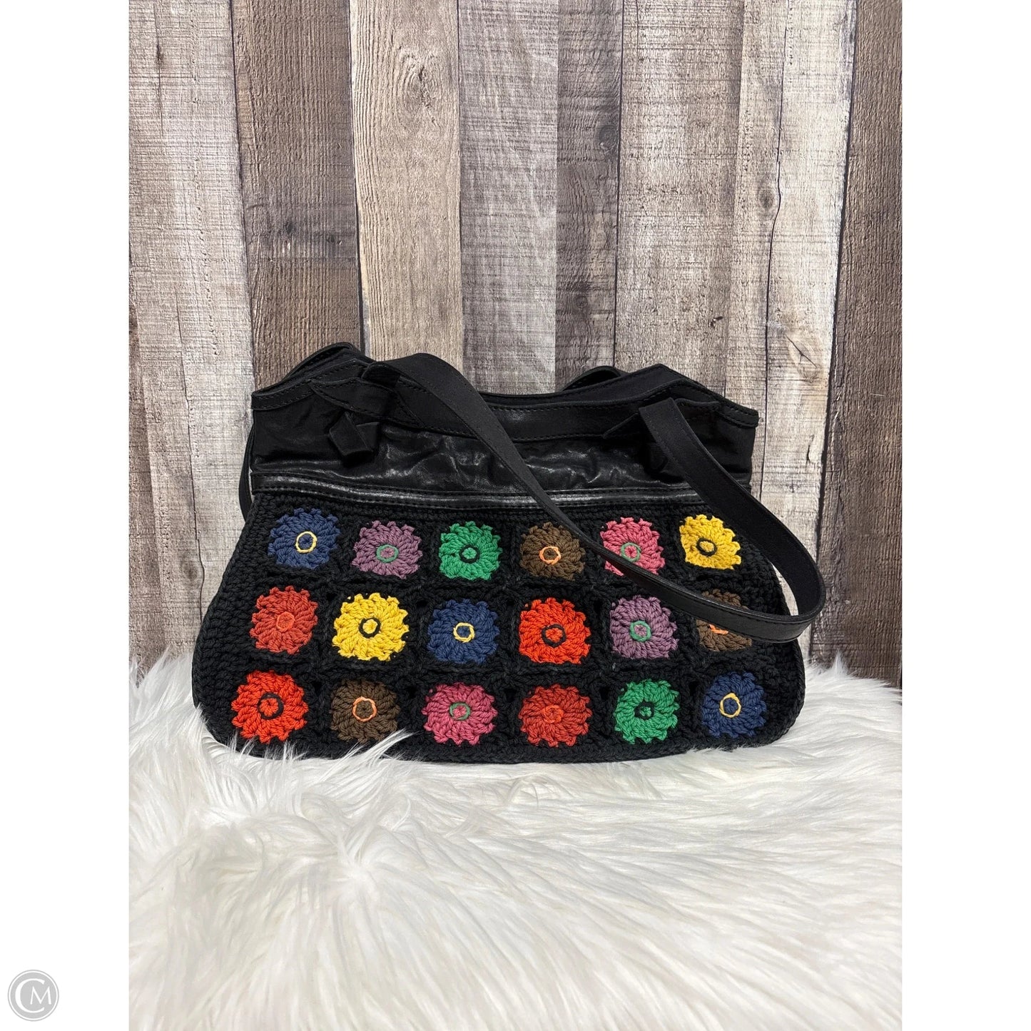 Handbag Leather By Cme, Size: Large