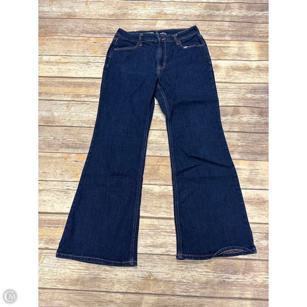 Jeans Flared By Old Navy In Blue Denim, Size: 8p