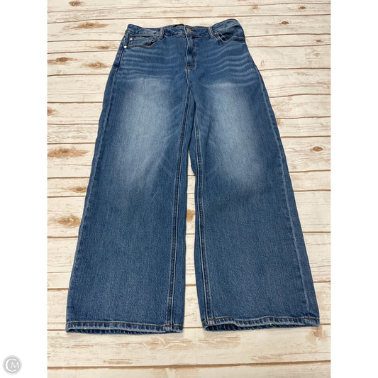 Jeans Wide Leg By Quince In Blue Denim, Size: 12