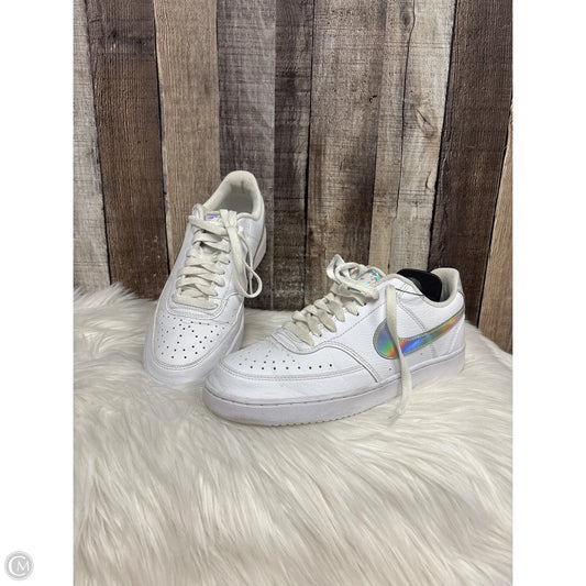 Shoes Athletic By Nike In White, Size: 9