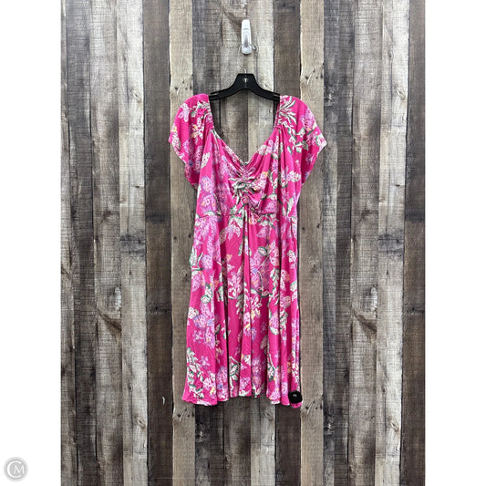Dress Casual Short By Torrid In Pink, Size: 2x