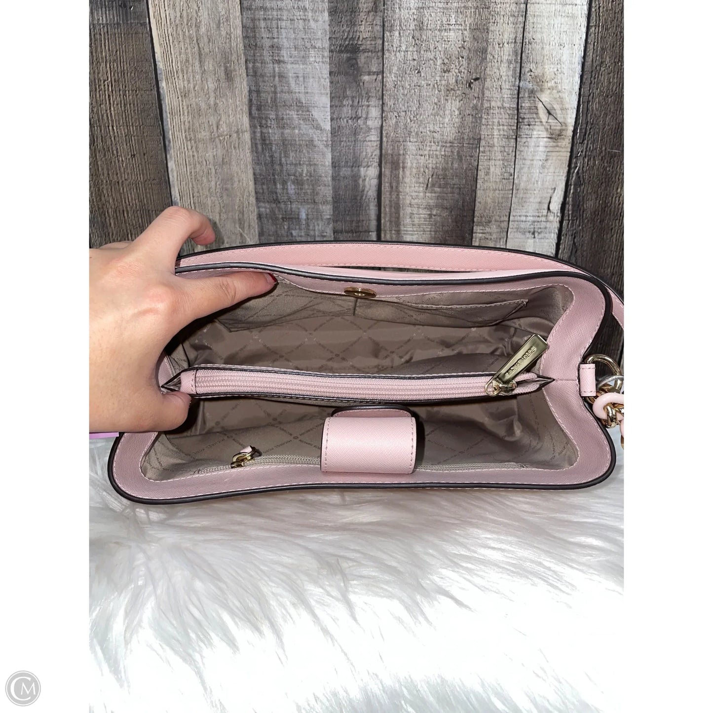 Crossbody Designer By Michael Kors, Size: Medium