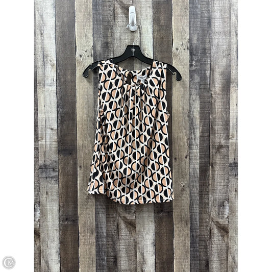 Top Sleeveless By Calvin Klein In Multi-colored, Size: S