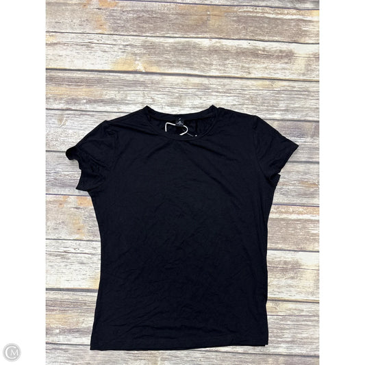 Top Short Sleeve By Anrabess In Black, Size: L