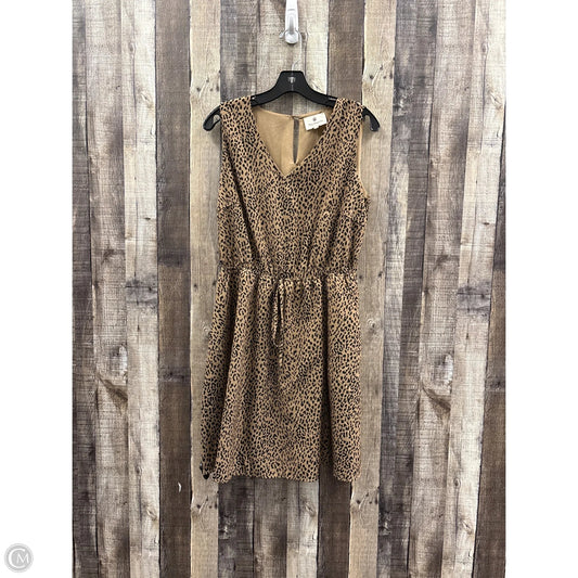 Dress Casual Midi By Betseys Boutique Shop In Animal Print, Size: M