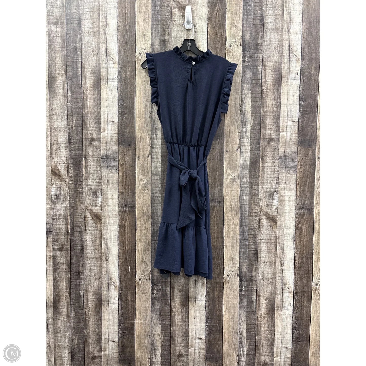 Dress Casual Midi By Betseys Boutique Shop In Navy, Size: L