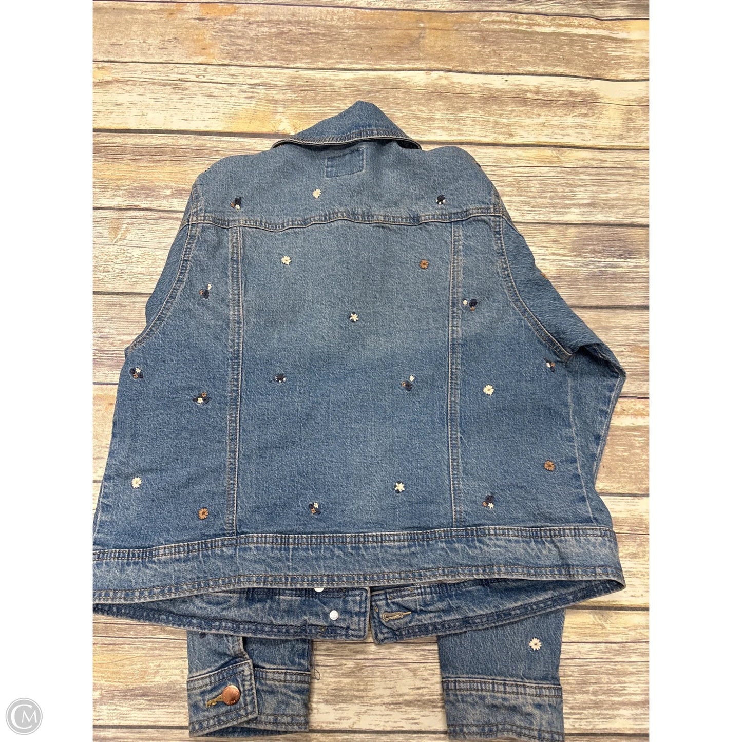 Jacket Denim By Universal Thread In Blue Denim, Size: M