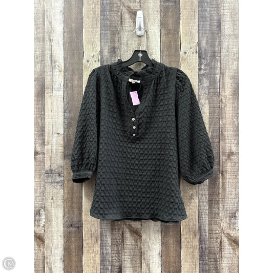 Top Short Sleeve By Umgee In Black, Size: S