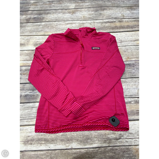 Athletic Top Long Sleeve Collar By Vineyard Vines In Pink, Size: S