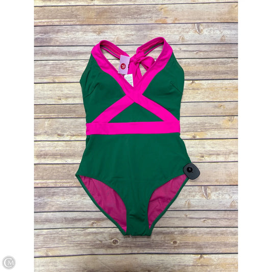 Swimsuit By Boden In Green & Pink, Size: M