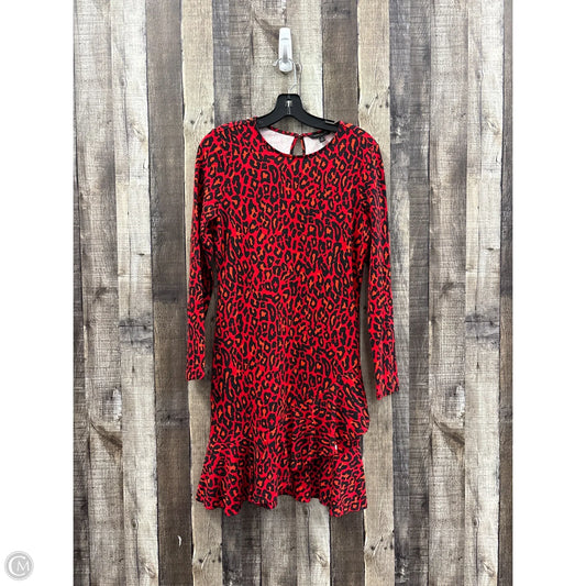 Dress Casual Midi By Banana Republic In Animal Print, Size: M