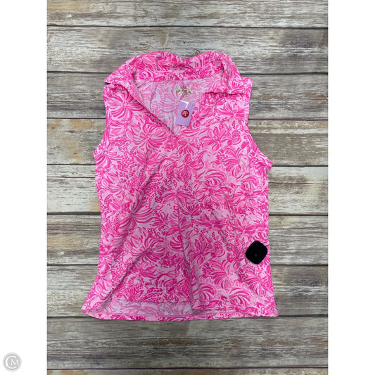 Top Sleeveless Designer By Lilly Pulitzer In Pink, Size: S