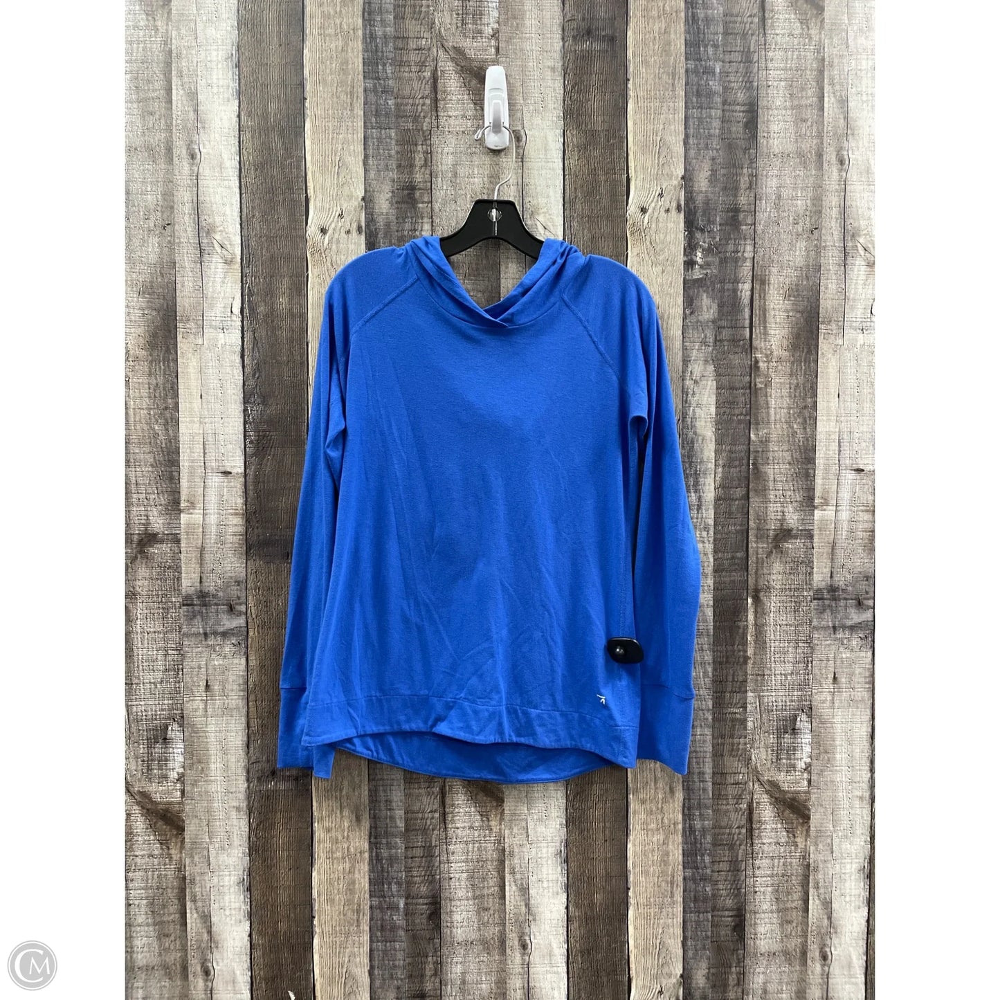 Athletic Top Long Sleeve Hoodie By Gapfit In Blue, Size: M