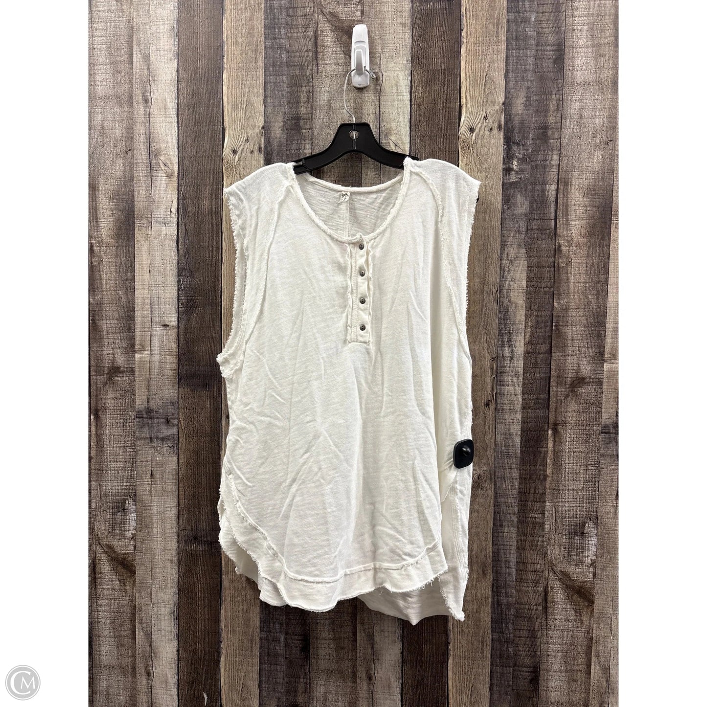 Top Sleeveless By Free People In White, Size: M