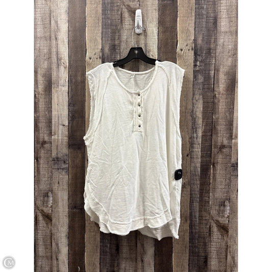 Top Sleeveless By Free People In White, Size: M