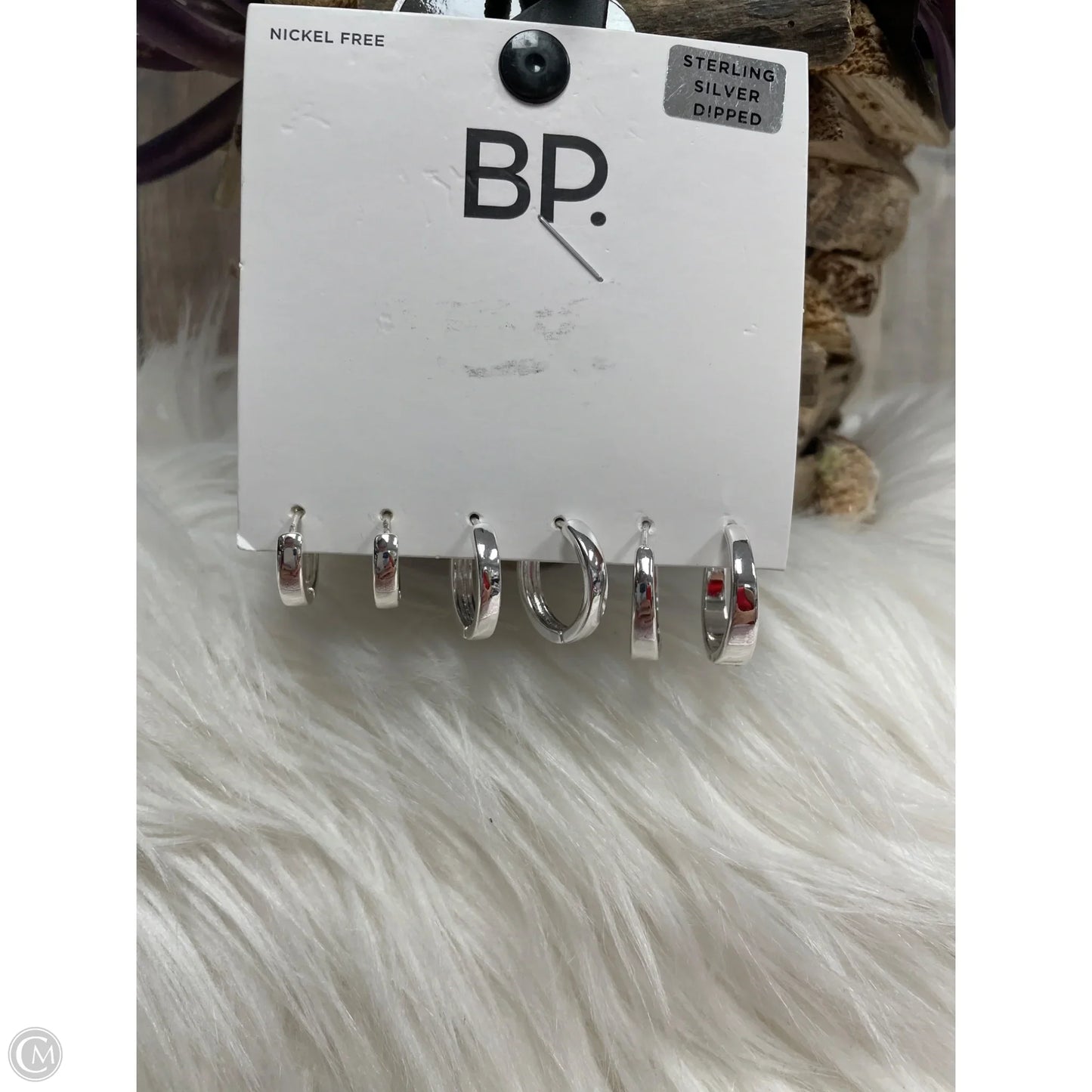 Earrings Hoop By Bp, Size: 03 Piece Set