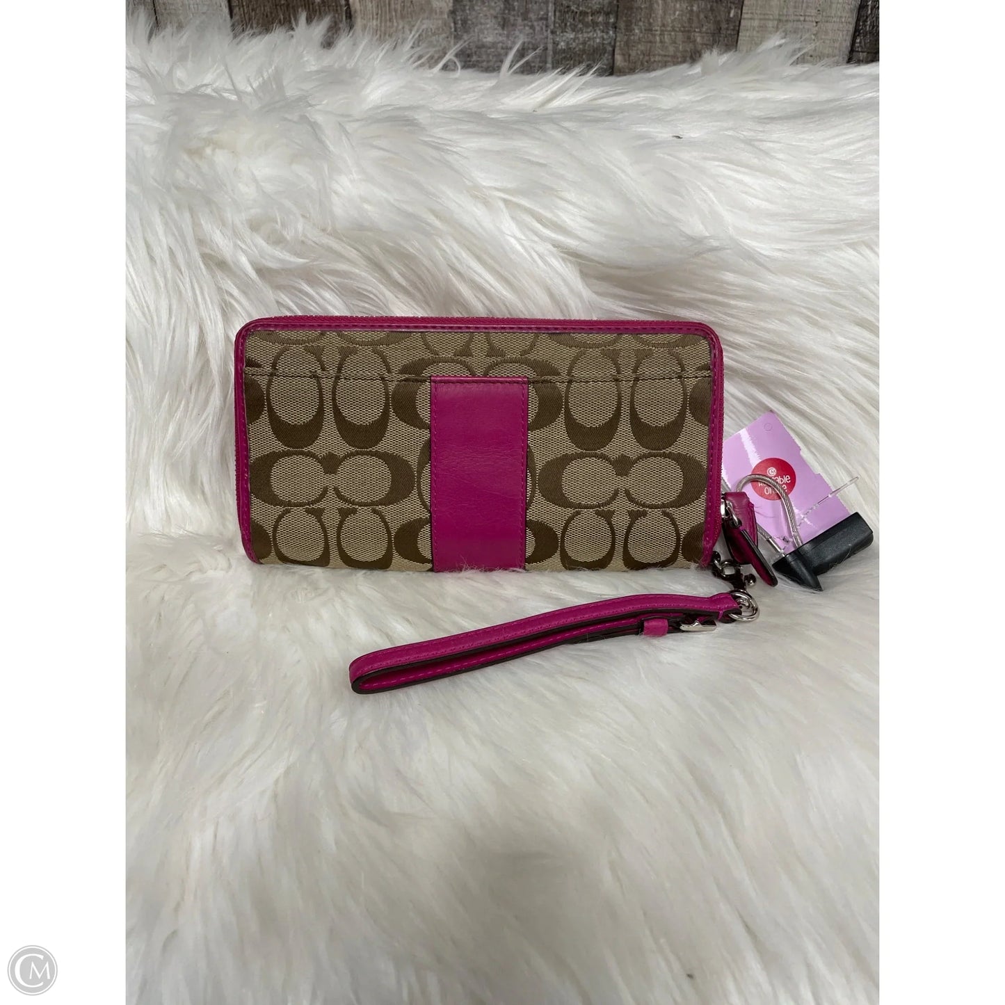 Wristlet Designer By Coach, Size: Medium