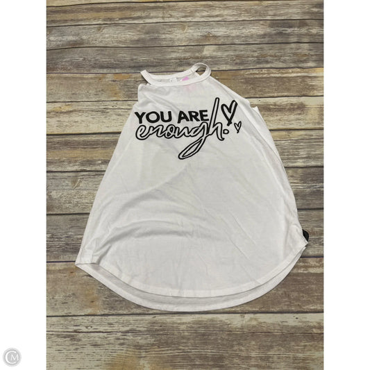 Tank Top By District In White, Size: M