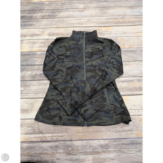 Athletic Jacket By White Birch In Camouflage Print, Size: M