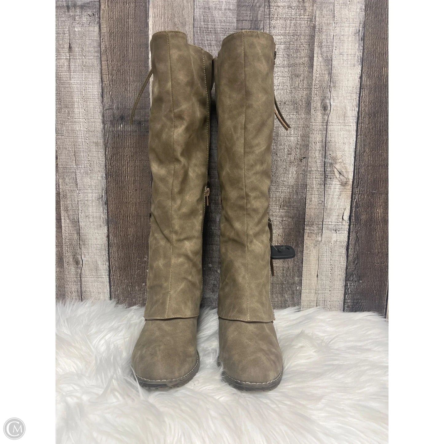 Boots Combat By Muk Luks In Brown, Size: 9