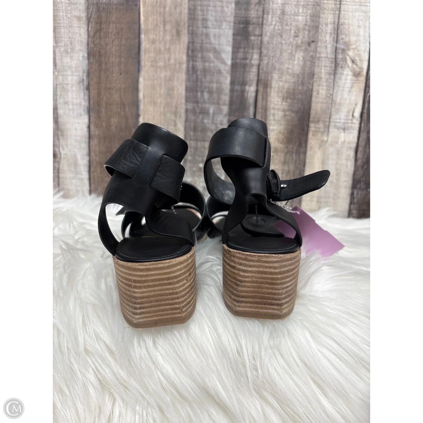 Sandals Heels Block By Vince In Black, Size: 8.5