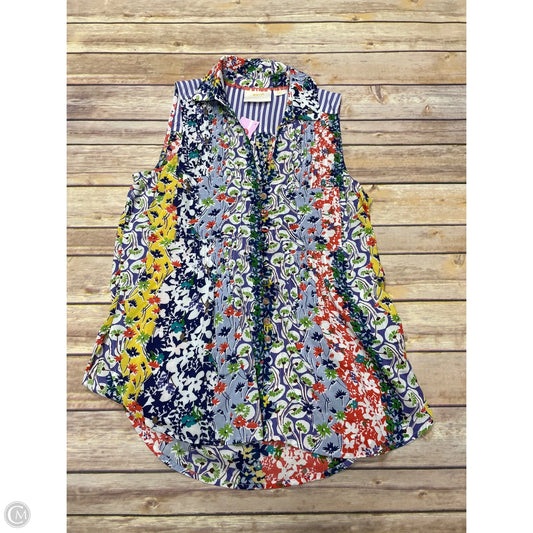 Top Sleeveless By Maeve In Multi-colored, Size: Xxs