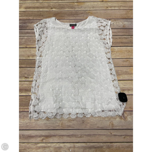 Top Sleeveless By Vince Camuto In White, Size: Xxs