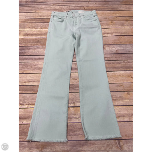 Jeans Skinny By Pilcro In Green Denim, Size: 0