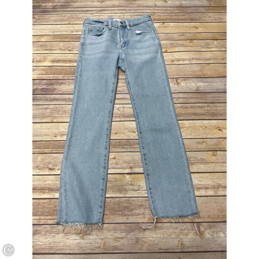 Jeans Skinny By Good American In Blue Denim, Size: 0