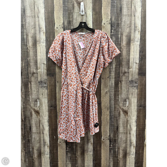 Dress Casual Midi By Madewell In Multi-colored, Size: Xxl