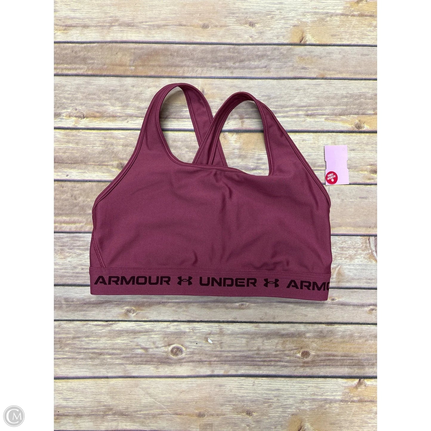 Athletic Bra By Under Armour In Pink, Size: L