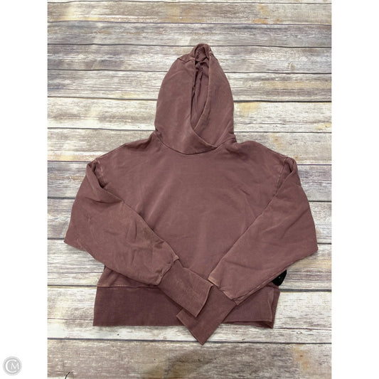 Athletic Sweatshirt Hoodie By Joy Lab In Taupe, Size: Xs