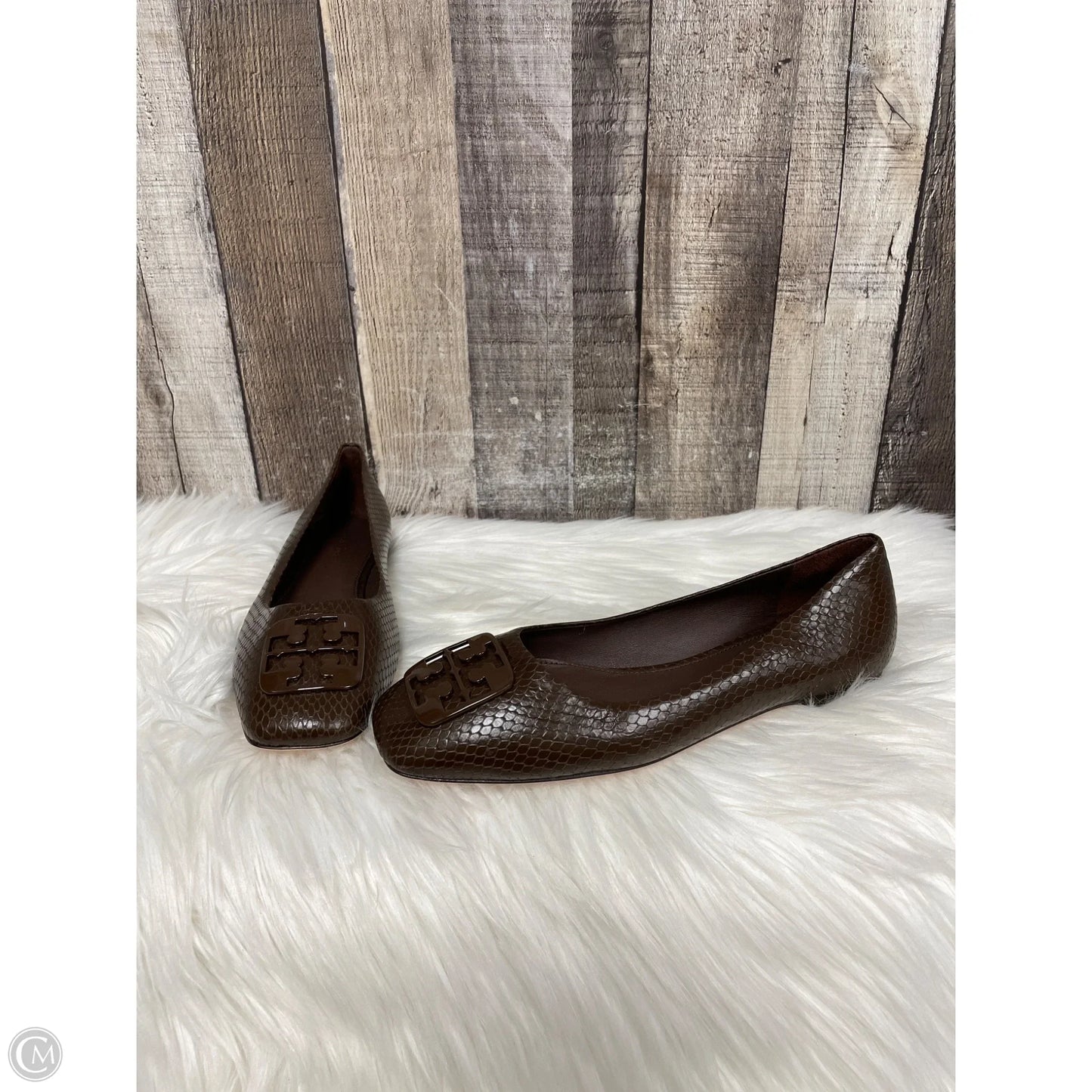 Shoes Designer By Tory Burch In Brown, Size: 7