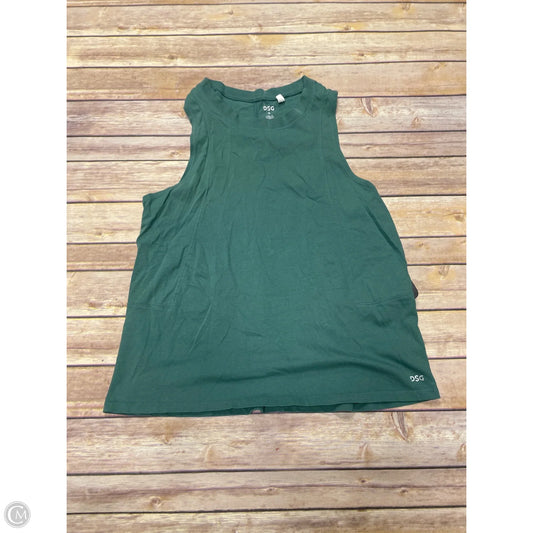 Athletic Tank Top By Dsg Outerwear In Green, Size: S