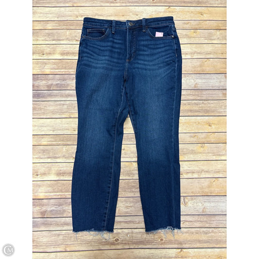 Jeans Skinny By Lc Lauren Conrad In Blue Denim, Size: 14