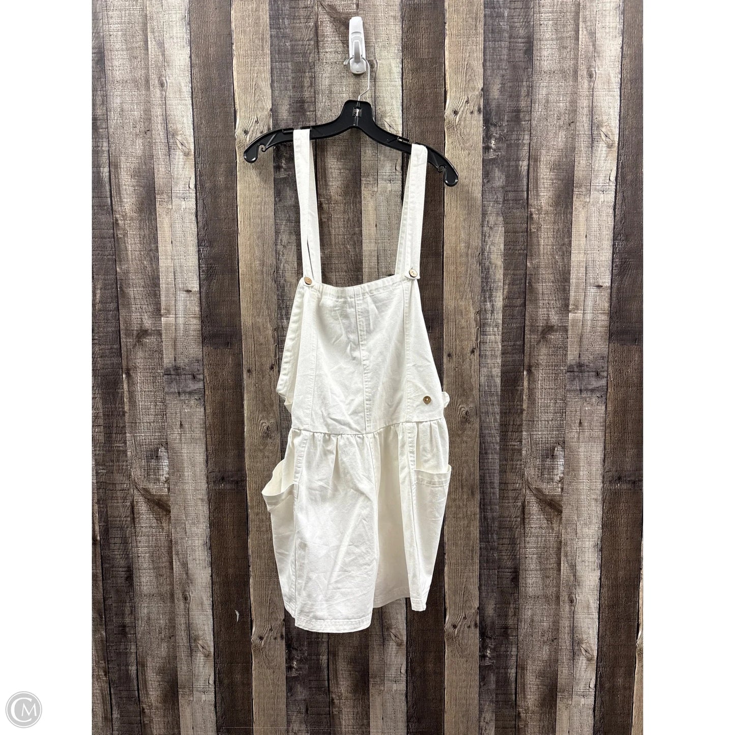 Shortalls By Double Zero In White, Size: L