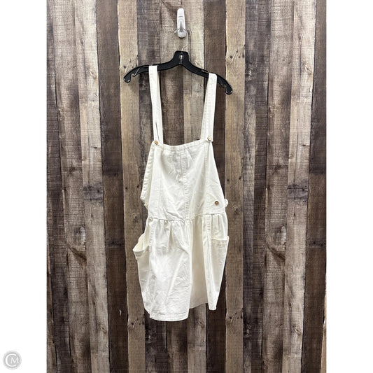 Shortalls By Double Zero In White, Size: L