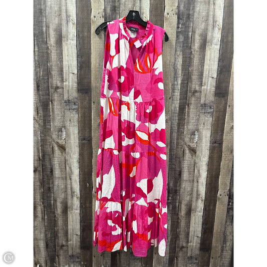 Dress Casual Maxi By Msk In Multi-colored, Size: L