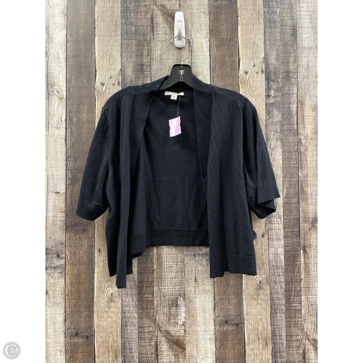 Cardigan By Cato In Black, Size: 3x