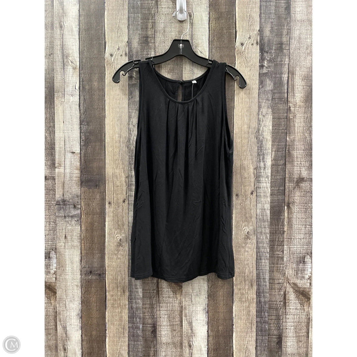 Top Sleeveless Basic By Cmf In Black, Size: L