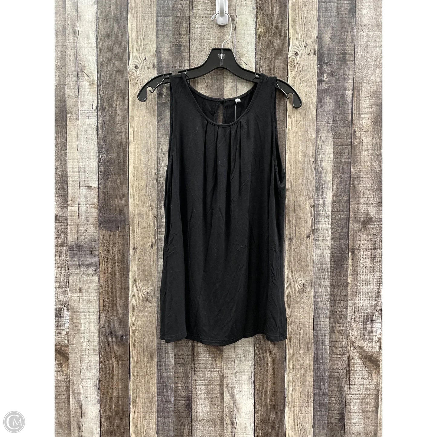 Top Sleeveless Basic By Cmf In Black, Size: L