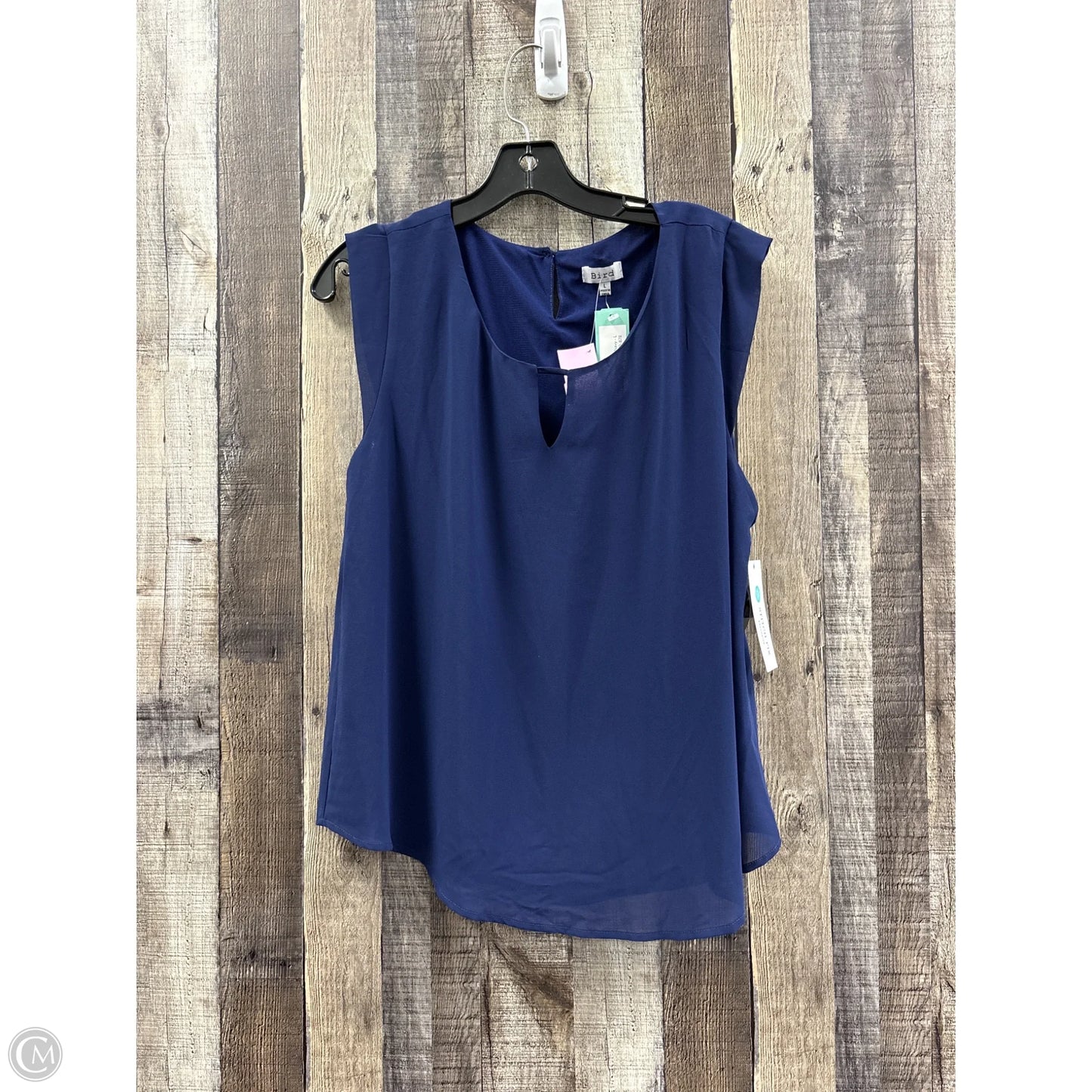 Top Sleeveless By Cme In Blue, Size: L