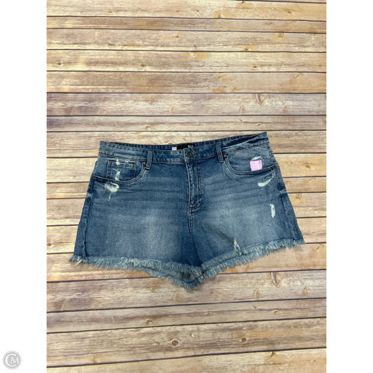 Shorts By Kut In Blue Denim, Size: 18