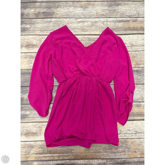 Romper By Peach Love Cream California In Pink, Size: L