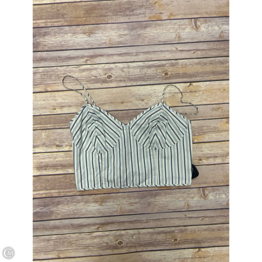 Top Sleeveless By Lauren By Ralph Lauren In Striped Pattern, Size: M