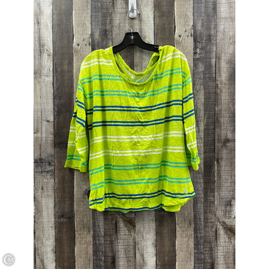 Top Long Sleeve By Talbots In Multi-colored, Size: Xl