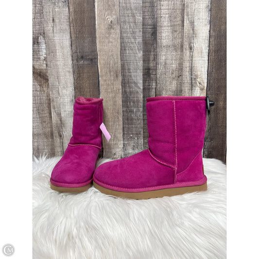 Boots Designer By Ugg In Pink, Size: 8