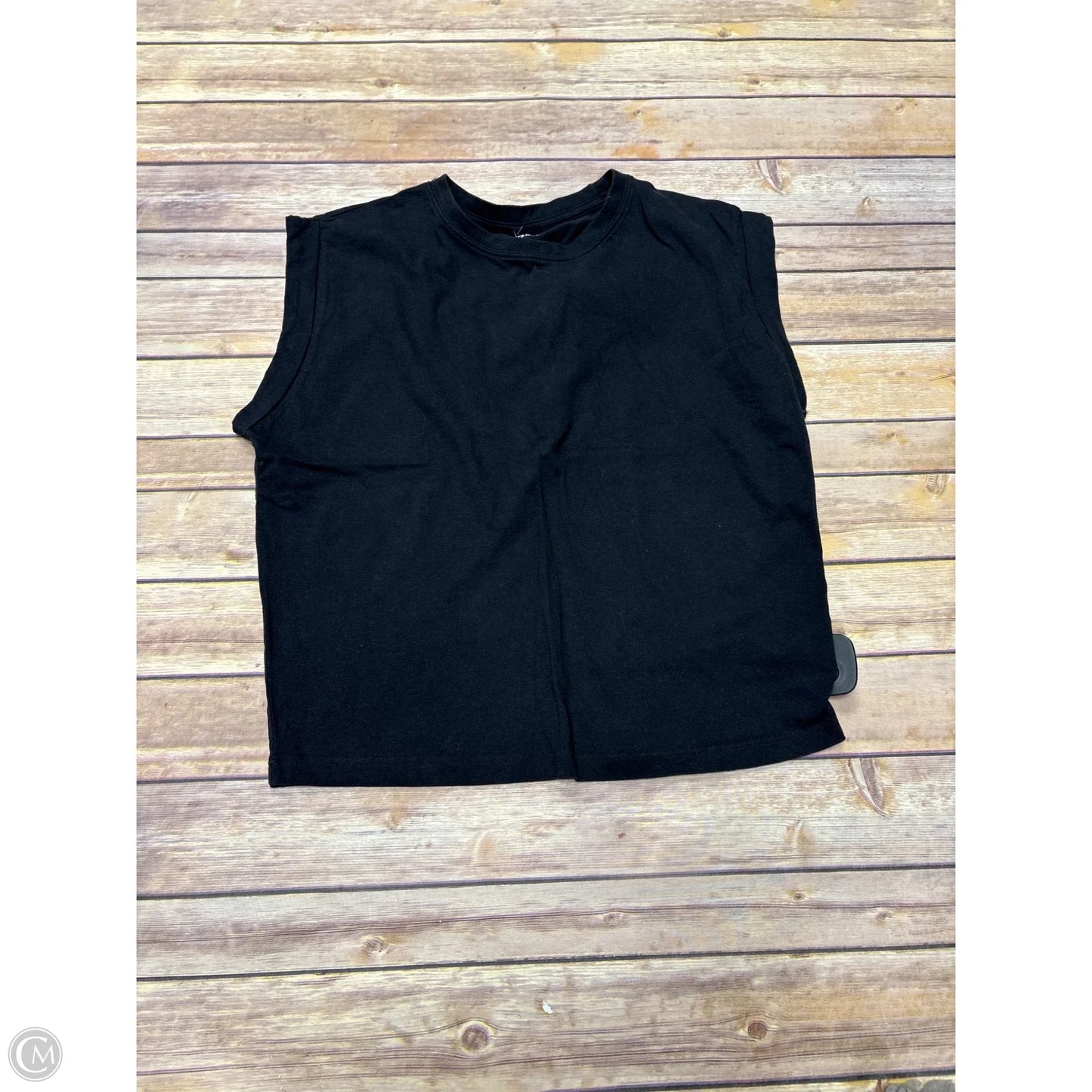 Top Sleeveless By Dsg Outerwear In Black, Size: S